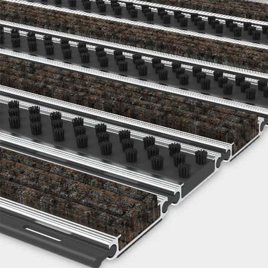 TC04 Thin Series Entrance Mat — Carpet + Heavy-Duty Brush (P4 Slip Rated, Fire Tested)