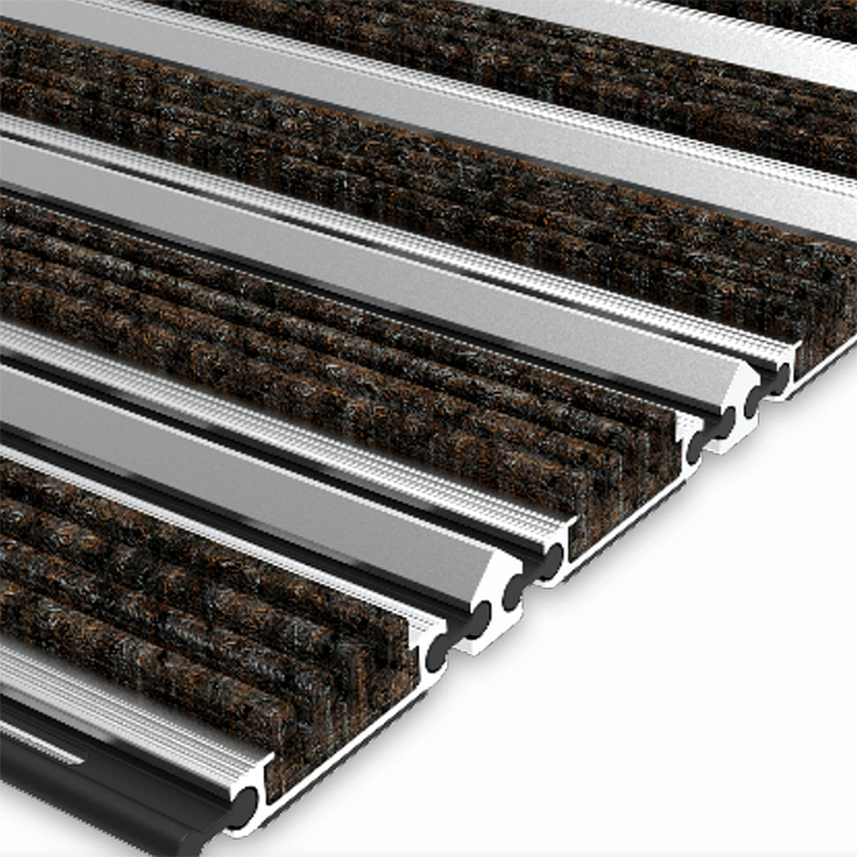 TC02 Architectural Profile Cutaway Showing 17mm Triangular Aluminium Scraper Blade
